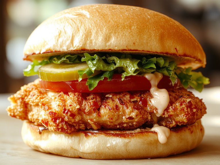 delicious homemade chicken sandwich