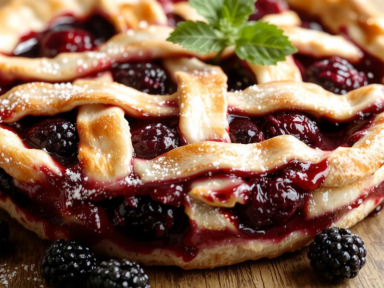 flaky blackberry pie recipe