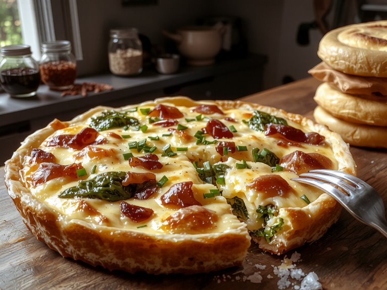 flaky creamy versatile quiche