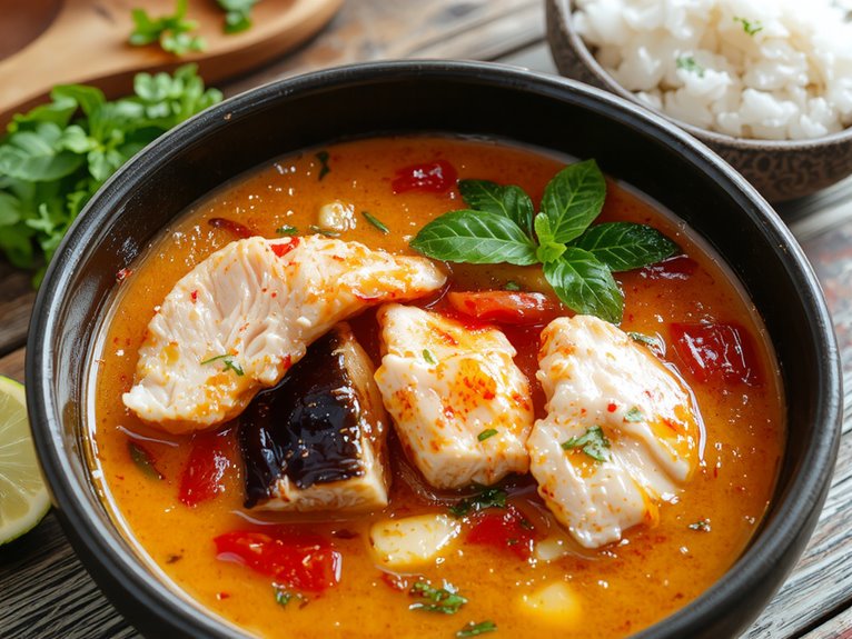 flavorful homemade thai curry