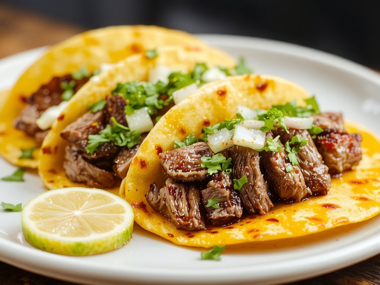 flavorful mexican steak tacos