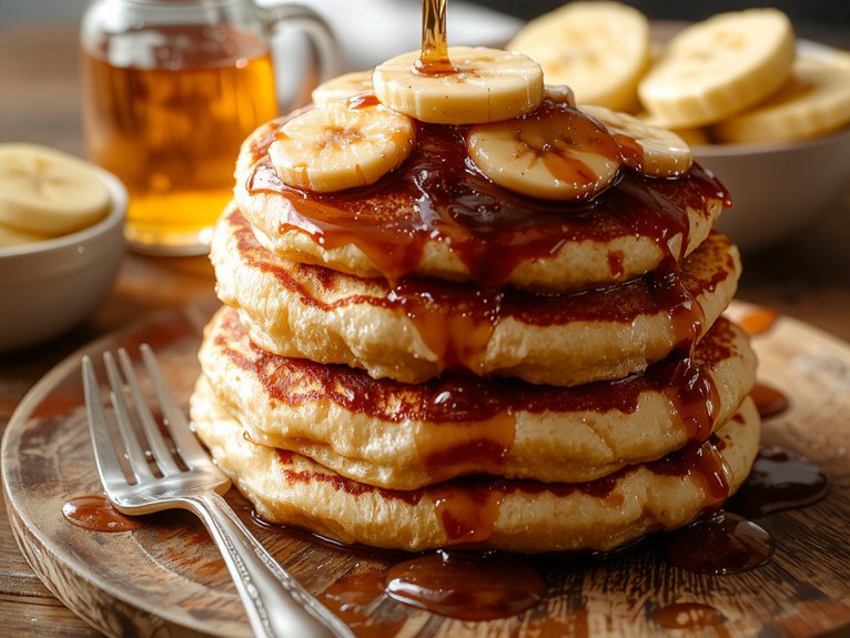 fluffy banana pancakes recipe