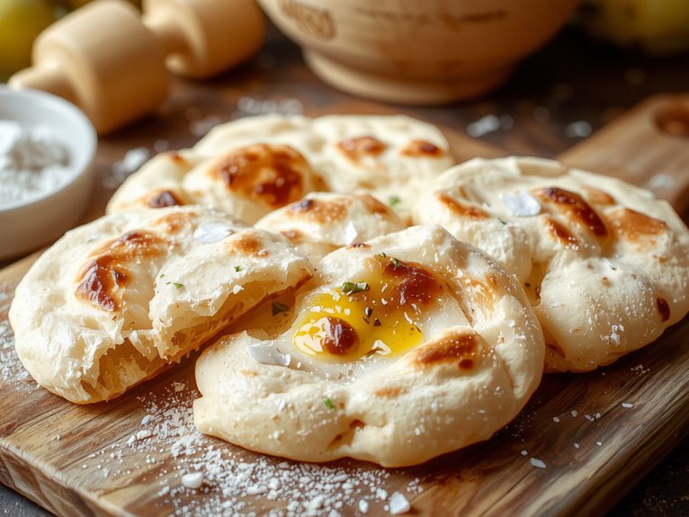 fluffy homemade pita bread