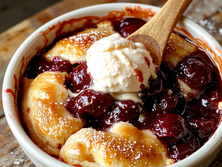 fresh cherry dessert delight