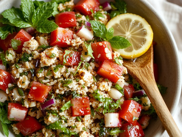 fresh herb salad recipe