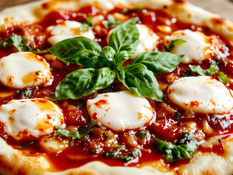 fresh homemade italian pizza