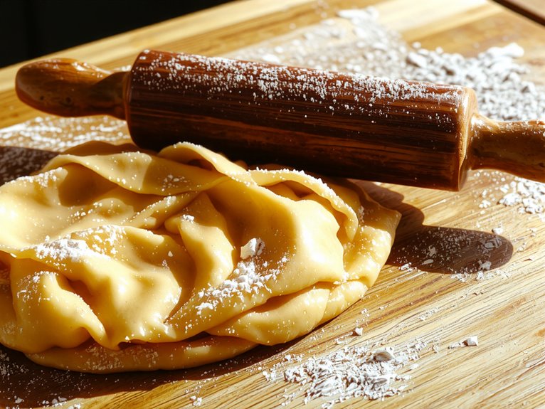 fresh homemade pasta dough