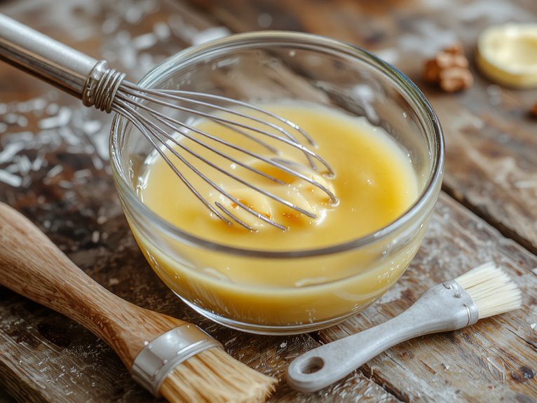 glossy golden brown finish