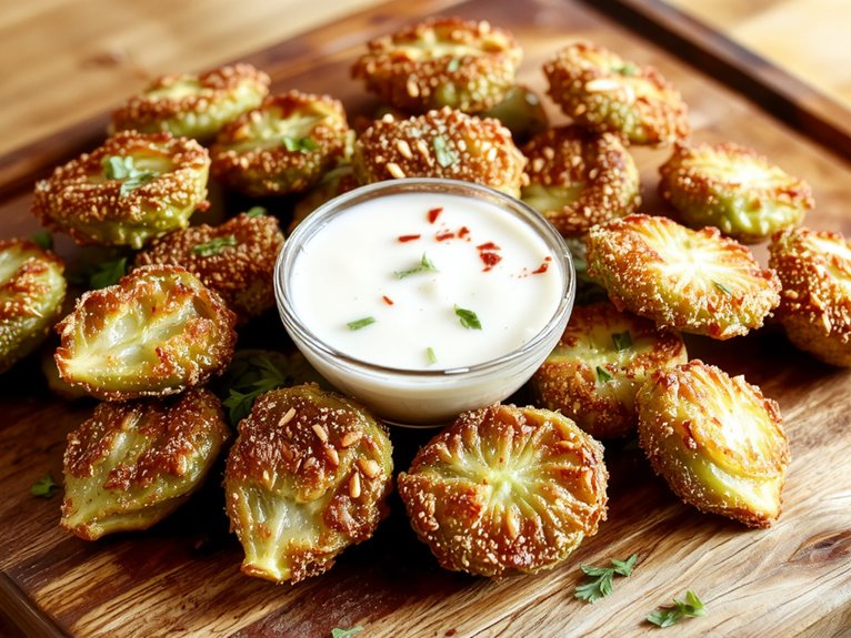 golden fried southern okra