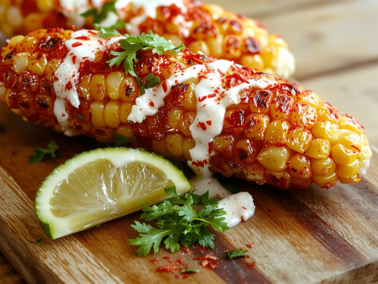 grilled corn mexican style