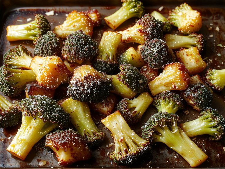 healthy oven roasted broccoli