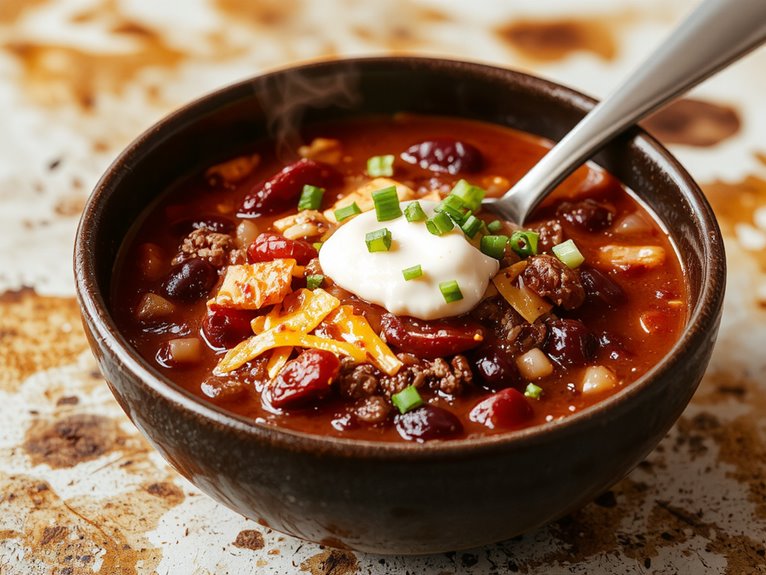 hearty homemade chili recipe