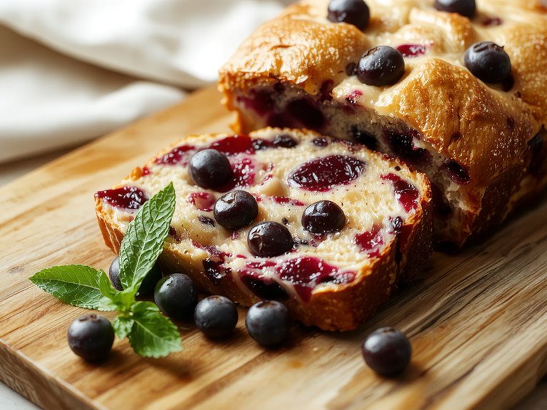homemade blueberry bread recipe