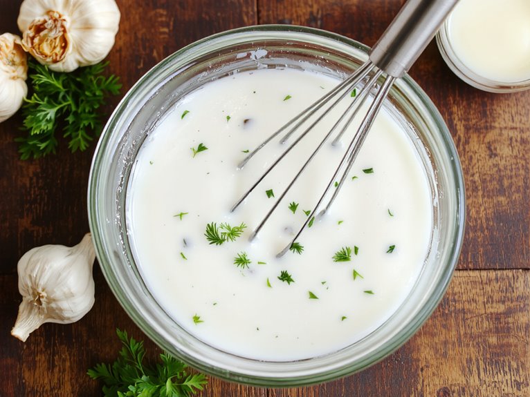 homemade creamy ranch dressing