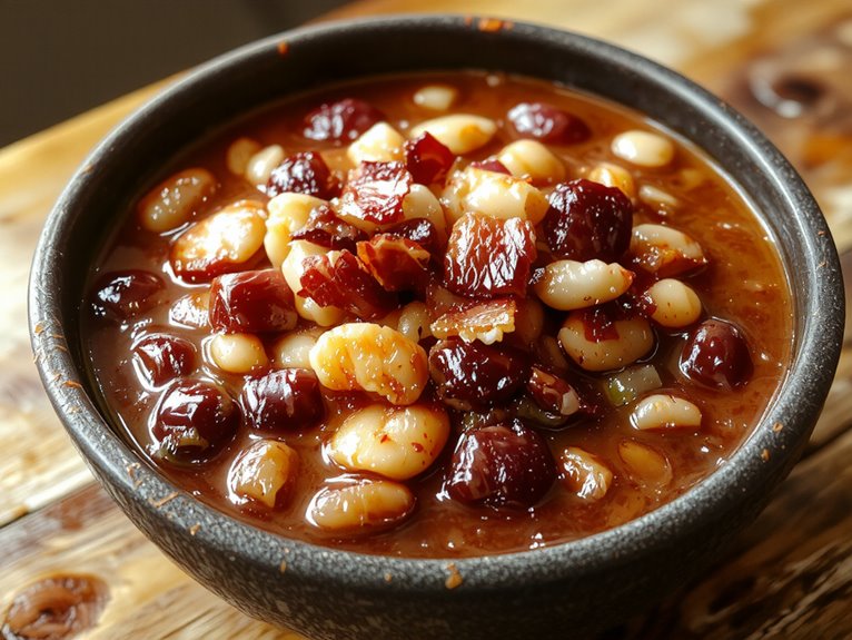 homemade smoky baked beans