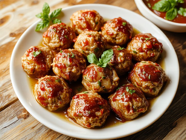 juicy flavorful homemade meatballs