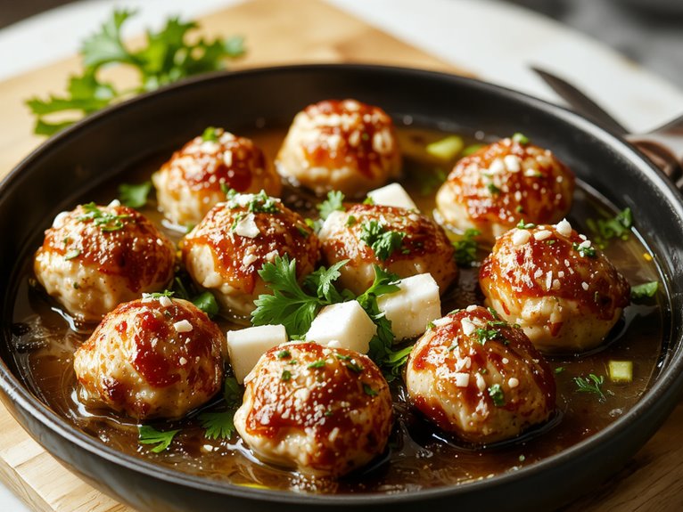 juicy italian chicken meatballs