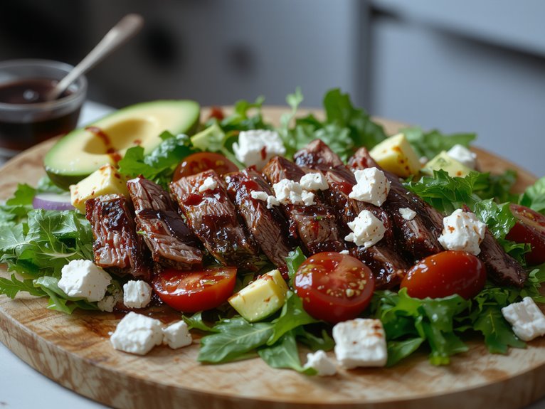 juicy steak salad combo