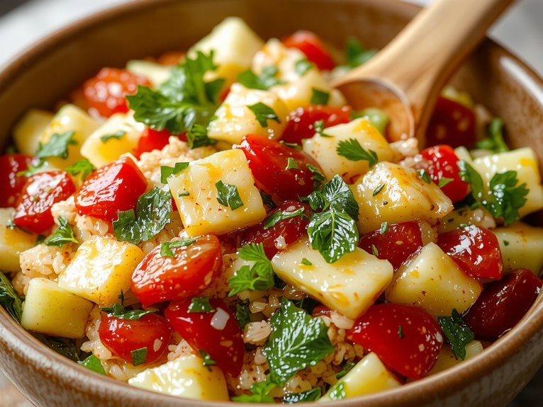 middle eastern herb salad