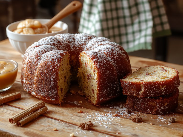 moist spiced apple dessert