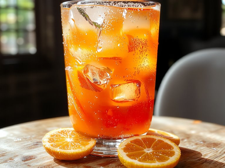 refreshing homemade orange soda
