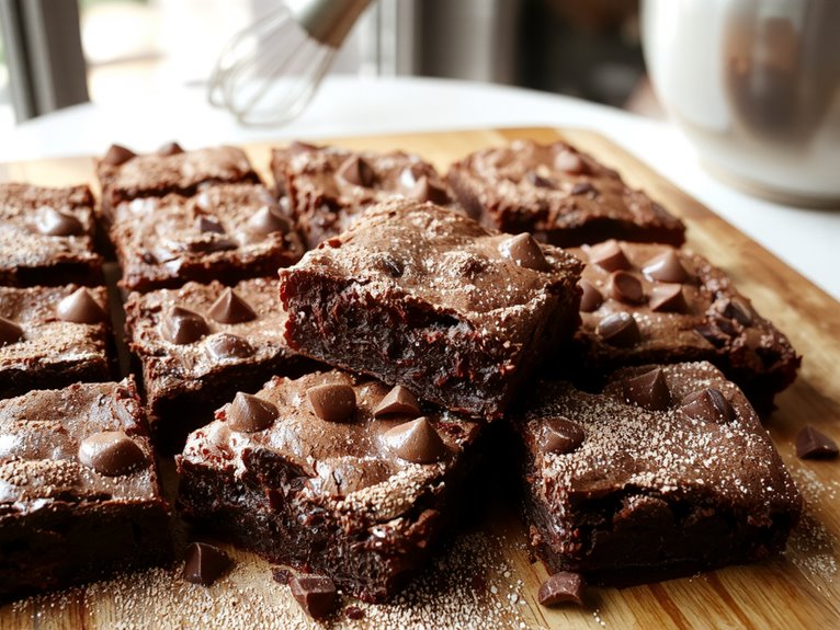 rich chocolate american dessert