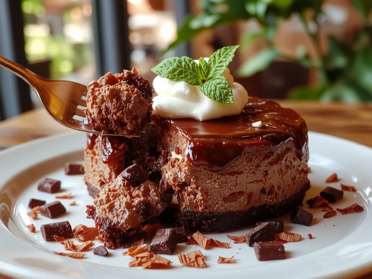 rich creamy chocolate dessert