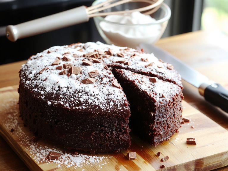 rich decadent chocolate dessert