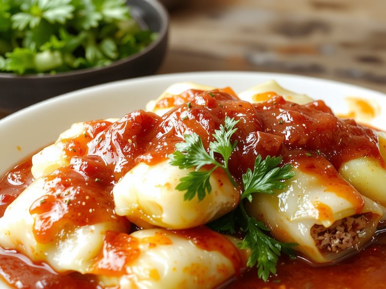 savory stuffed cabbage rolls
