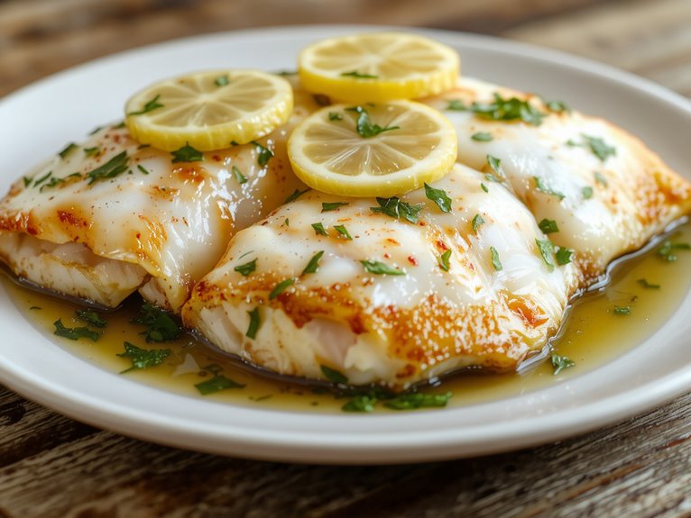 simple flounder fish dish