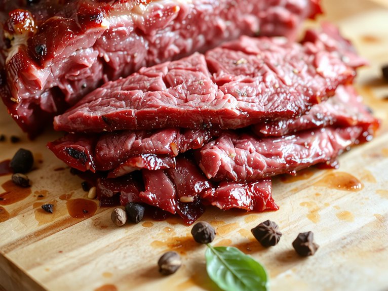 slow cooked corned meat