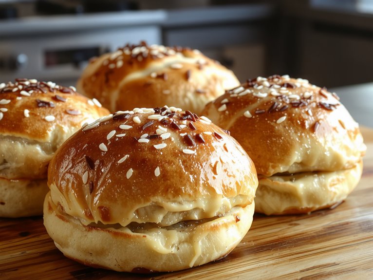 soft fluffy homemade buns