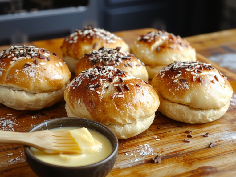 soft fluffy homemade buns