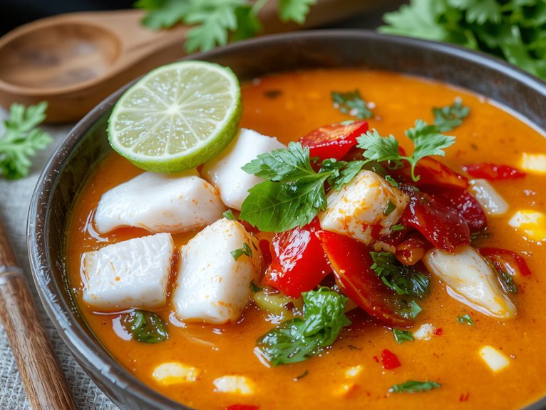 spicy thai curry dish
