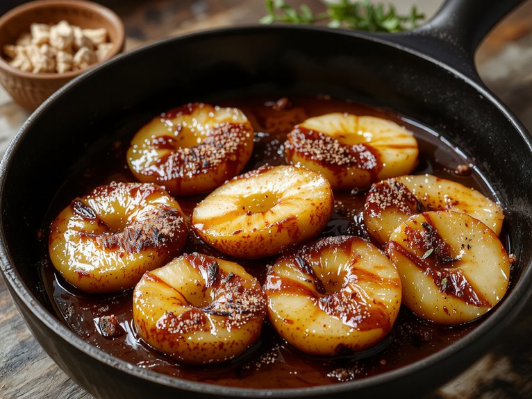 sweet caramelized apple treat