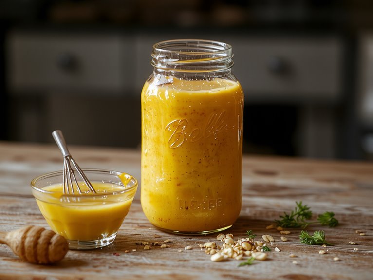 sweet tangy salad dressing