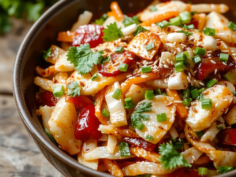 tangy asian cabbage salad