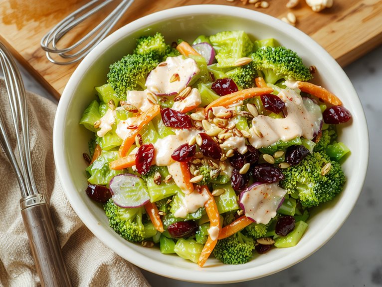 tangy broccoli slaw recipe