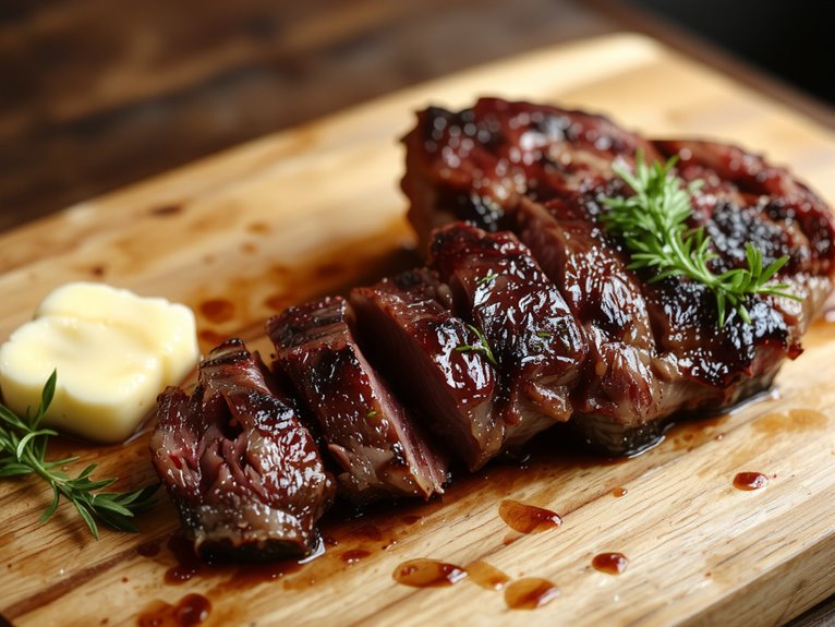 tender homemade steak preparation