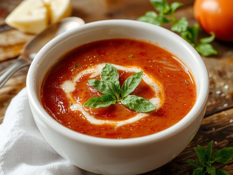 tomato basil soup comfort
