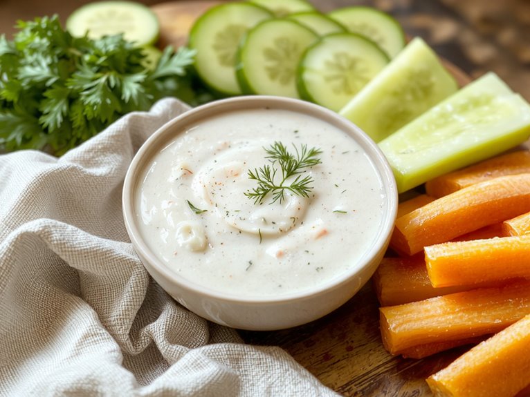 creamy herb dip recipe