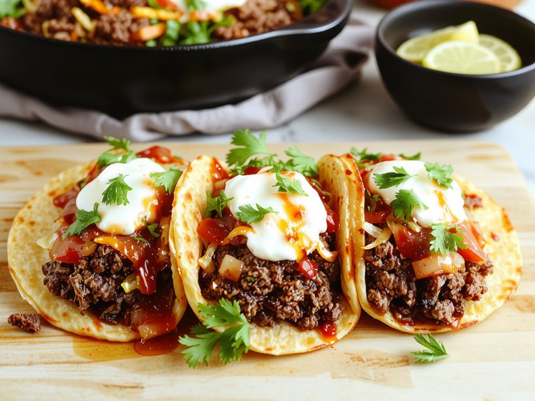 flavorful homemade taco meat