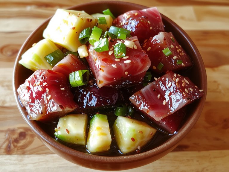 hawaiian raw fish dish