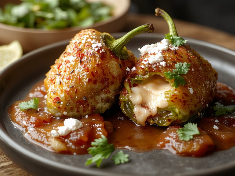 homemade mexican stuffed peppers