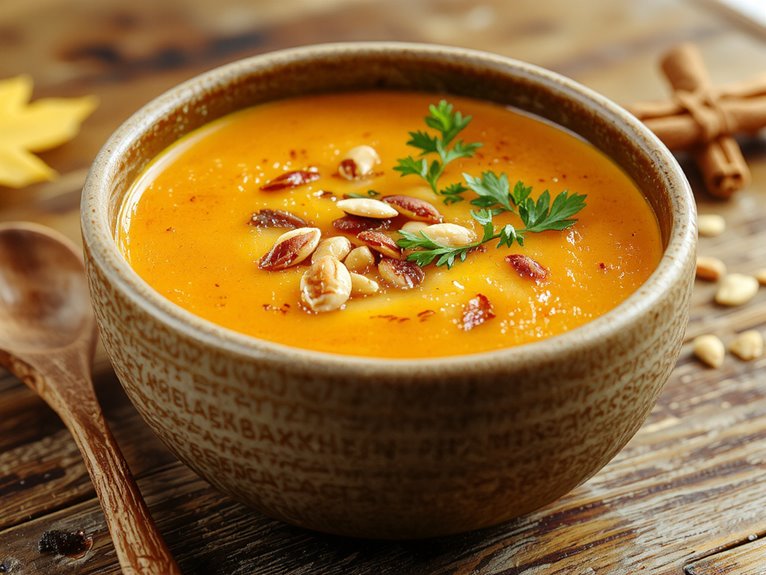 nutritious creamy squash soup