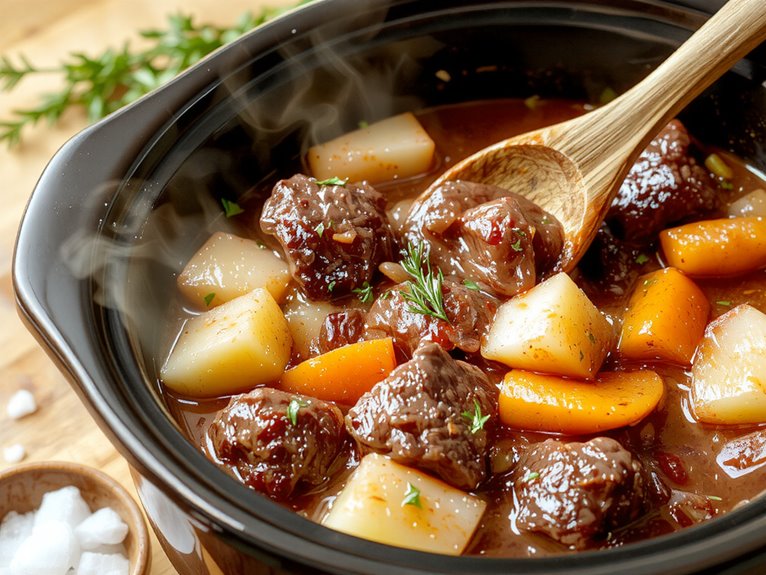 slow cooked comfort food