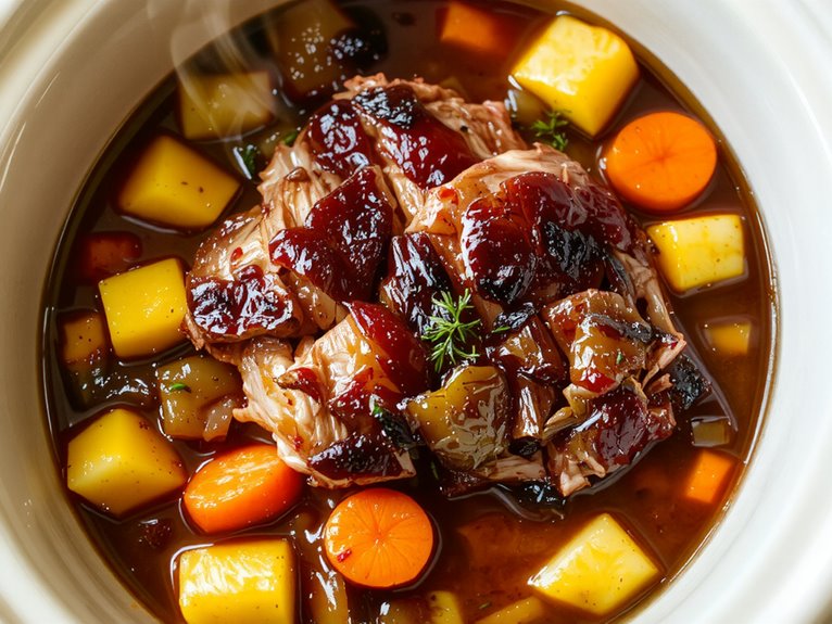 slow cooked flavorful beef