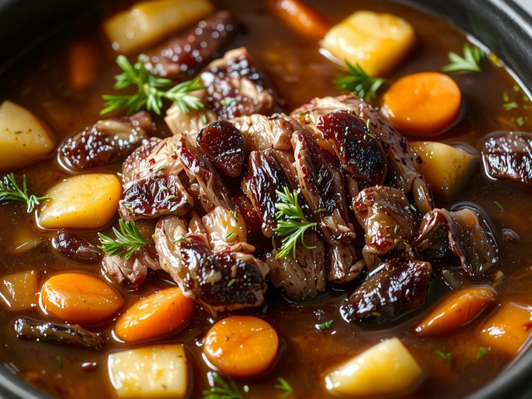slow cooked hearty comfort