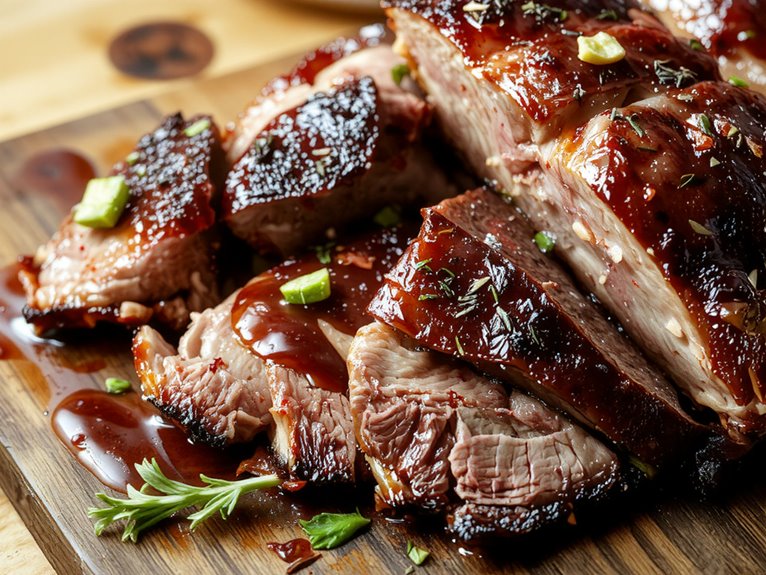 slow cooked smoky brisket