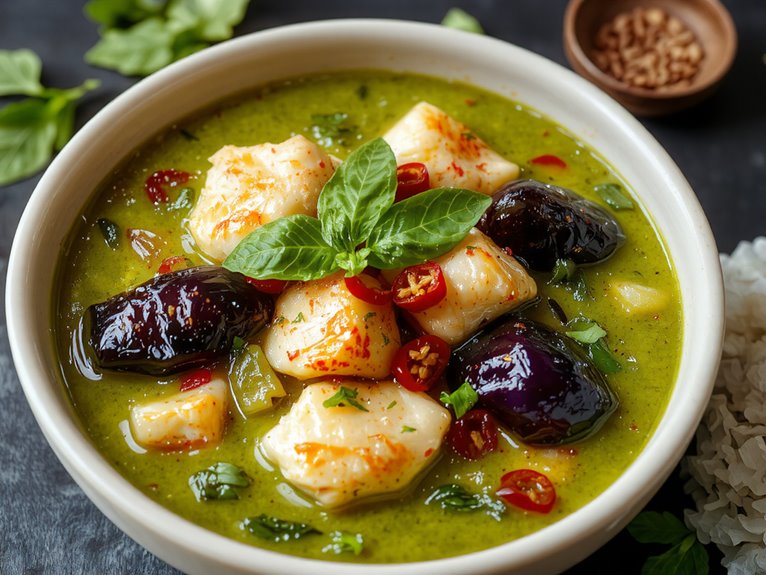 spicy coconut thai curry